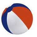 Inflatable Blue/ Red & White Beach Ball (6")